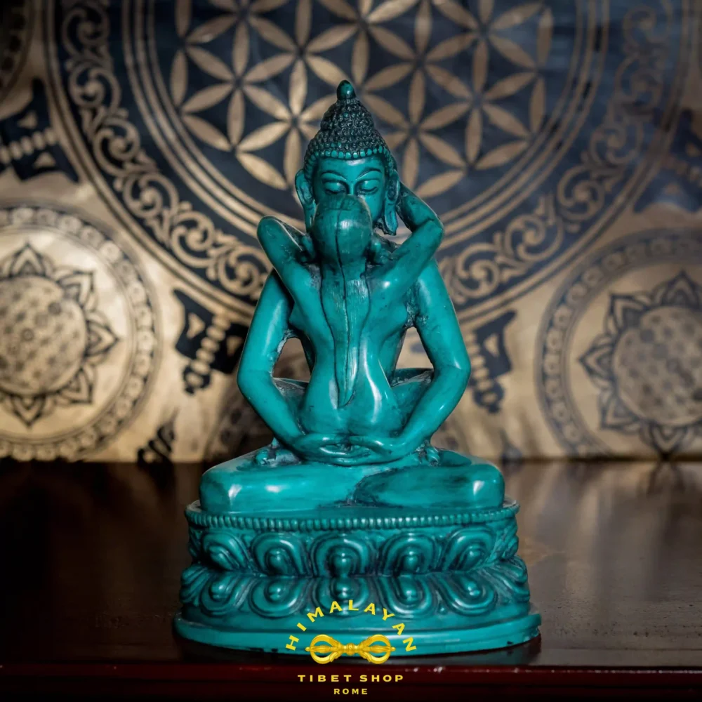Statua di Samantabhadra e Samantabhadri – Unione sacra di saggezza e compassione