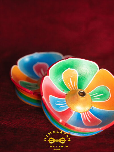 Porta Incenso in Legno Fiore del Loto