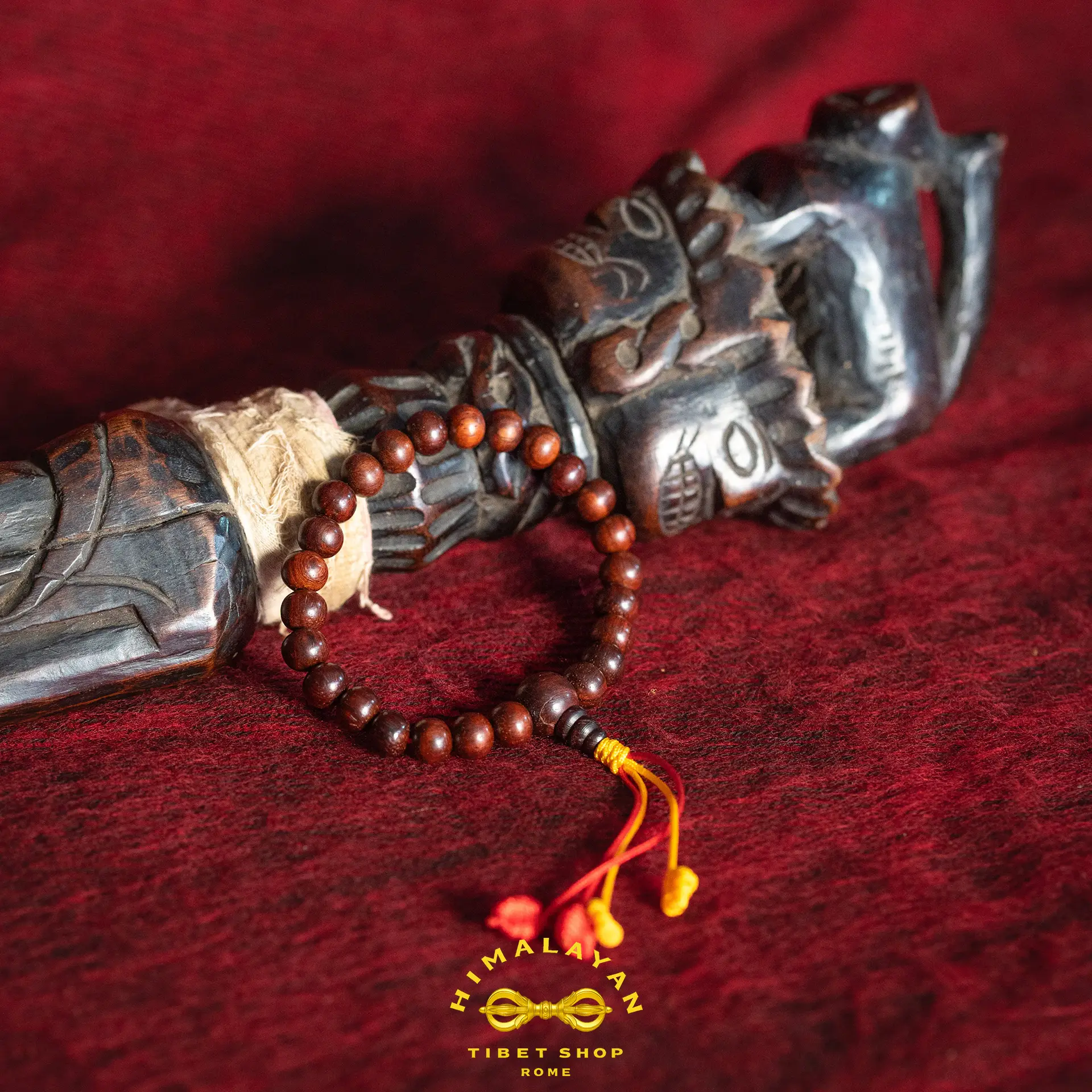 Mala Braccialetto in Legno di Rosa