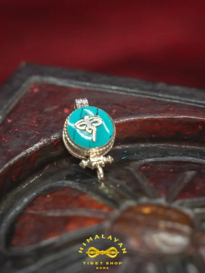 Pendente in Argento e Turchese Occhio del Buddha