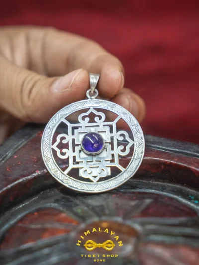 Pendente in Argento con Spazio Sacro e Ametista